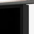 Thumbnail of a matte black stainless steel framed outdoor TV.