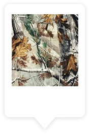 Small of a camouflage fabric sunbrella cover.