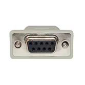 Outdoor TV extra RS-232 serial port for added security with a plain white backdrop.