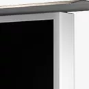 Icon of a matte white stainless steel framed outdoor TV.