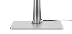 Extra-special stainless steel stand to secure an Outdoor TV.