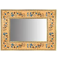 Mediterranean 2 Calafat frame design on a white wall.