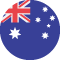 Ícono de la bandera de Australia.
