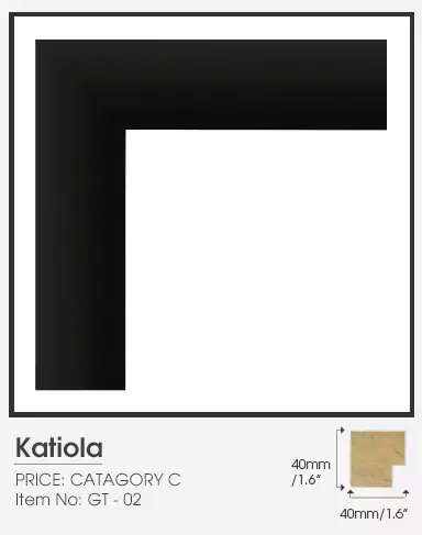 Black katiola frame Category C on a white background.