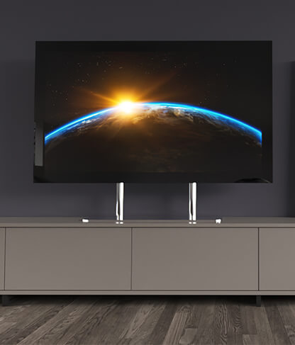 A mirror tv powered with OLED technology.