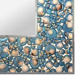 Boracay mosaic frame design on a clean background.