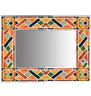 Mediterranean 5 Sassari frame design on a white wall.