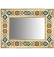 Mediterranean 8 Sorento frame design on a white wall.