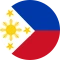 Ícono de la bandera de Filipinas.