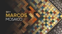 Una vista previa de tres estilos diferentes de marcos mosaicos.