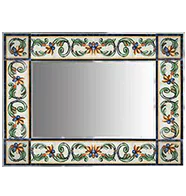 Mediterranean 4 Tarifa frame design on a white wall.