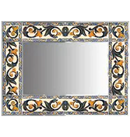 Mediterranean 9 Valleta frame design on a white wall.