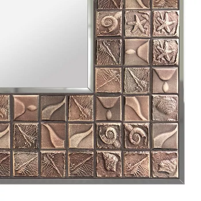 Led mirror frame for bathroom with an Archeo design from Sharjah.