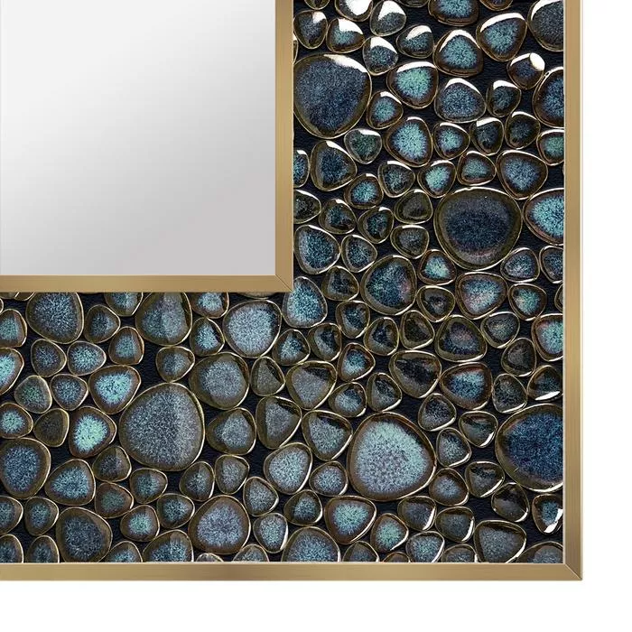Led mirror frame design with a Black Sea theme from Abu Dhabi.