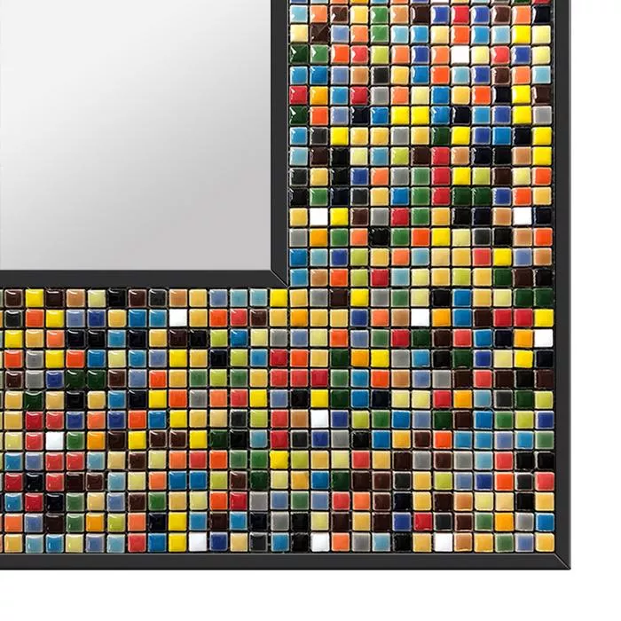 Modern led mirror frame design with candy colors from Oman.