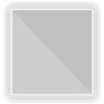 Preview icon of a lit mirror in the shape of a square on a white backdrop from Bahrain.