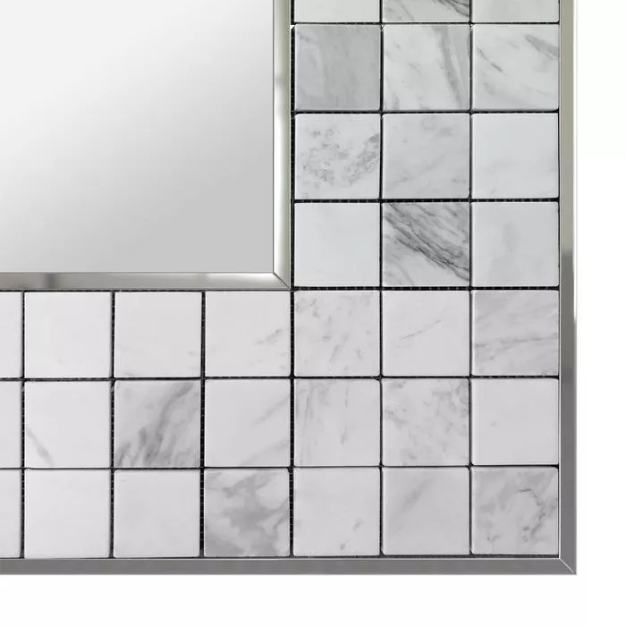 Anti fog mirror frame design of marble rock from Qatar.