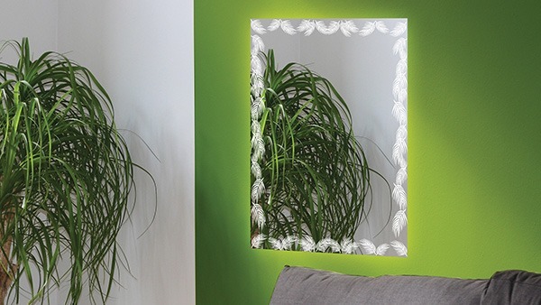 Do something green with mirror