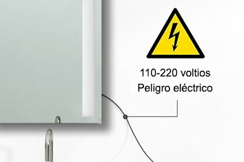 Evervue lighted mirrors are non electrocuting with twelve to twenty four volts only in Kuwait.