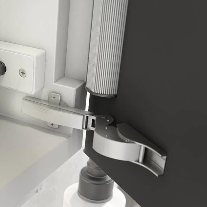 Grand mirrors cabinet with blum brackets from Sharjah.