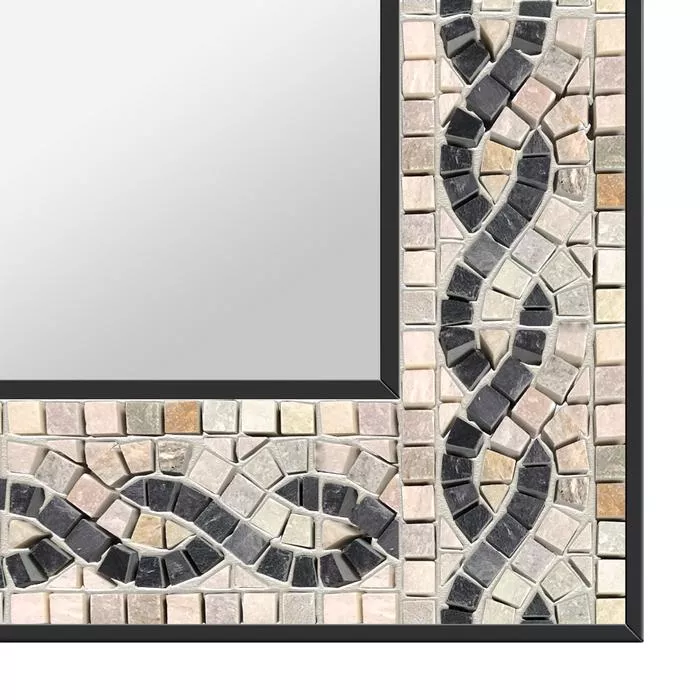 Led bathroom mirror frame design inspired by Turkish Hill from Oman.