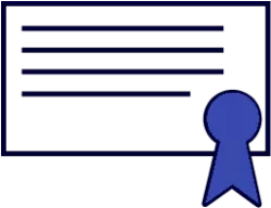 Certification icon showing that it meets UL standards.