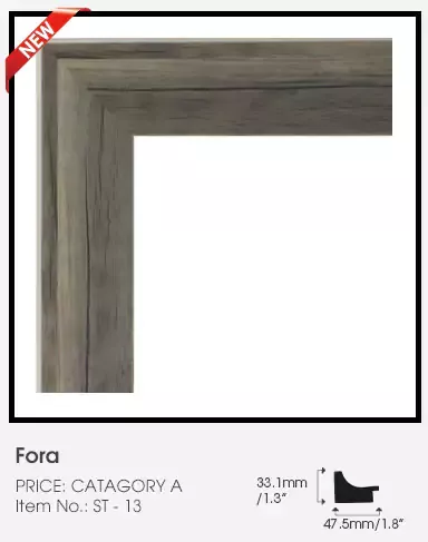 Fora category A wood frame.