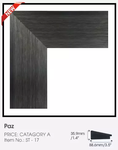 Paz category A black frame.