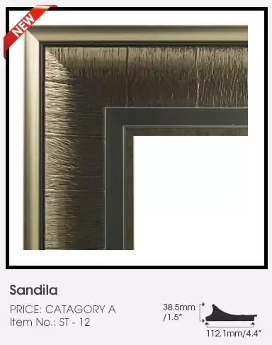 Sandila category A golden frame.