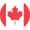 Canada Flag in Circle Icon