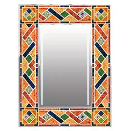 Sassari Mediterranean mirror frame.