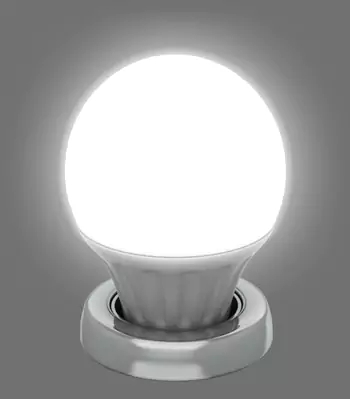 Televisor espejo con una bombilla de anillo plateado, que realza el ambiente con una iluminación elegante en Panamá.
