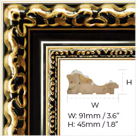 Cayo golden frame under category C.