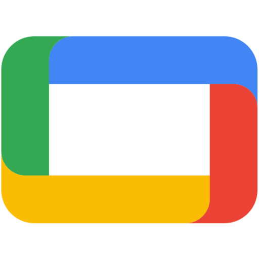 Logo de Google TV mostrando compatibilidad con Mirror TV, control por voz, apps y streaming en David.