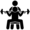 Black weight icon.