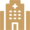 Gold medical icon.