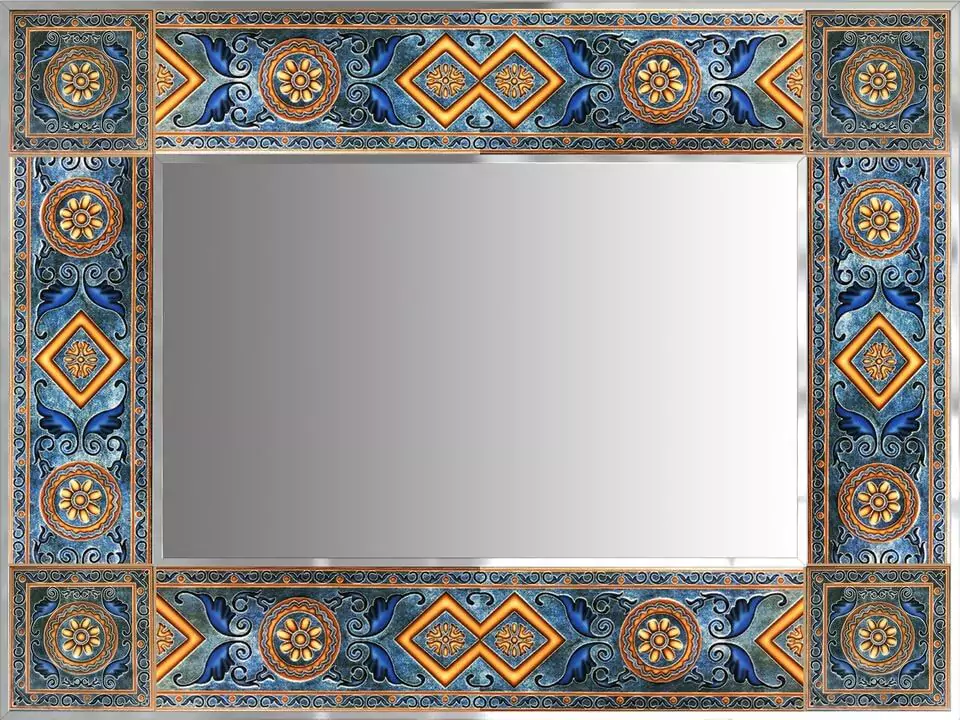 Sardinia Mediterranean mirror frame.