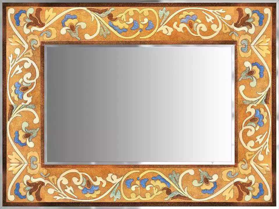 Seuca Mediterranean mirror frame.