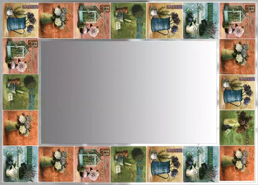Sicilia Mediterranean mirror frame.