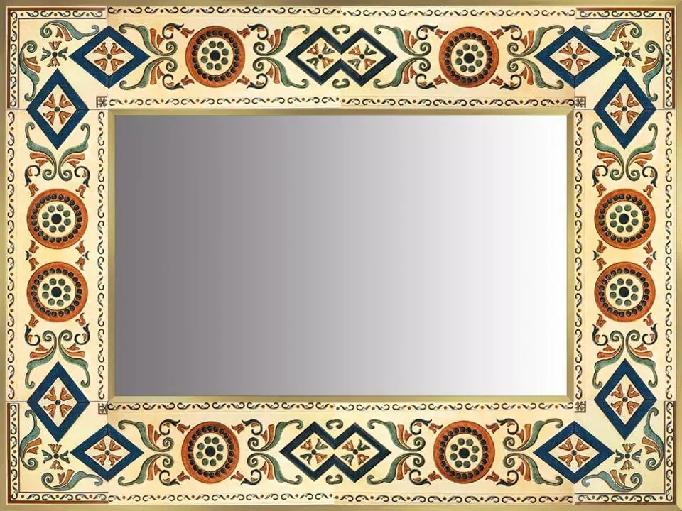 Sorento Mediterranean mirror frame.