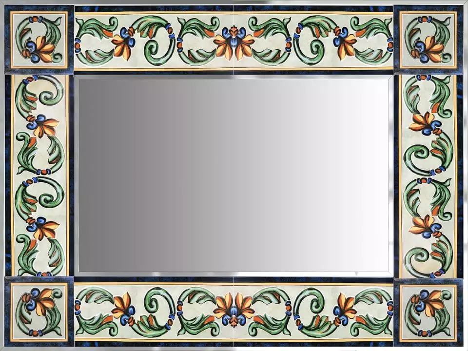 Tarifa Meiterranean mirror frame.