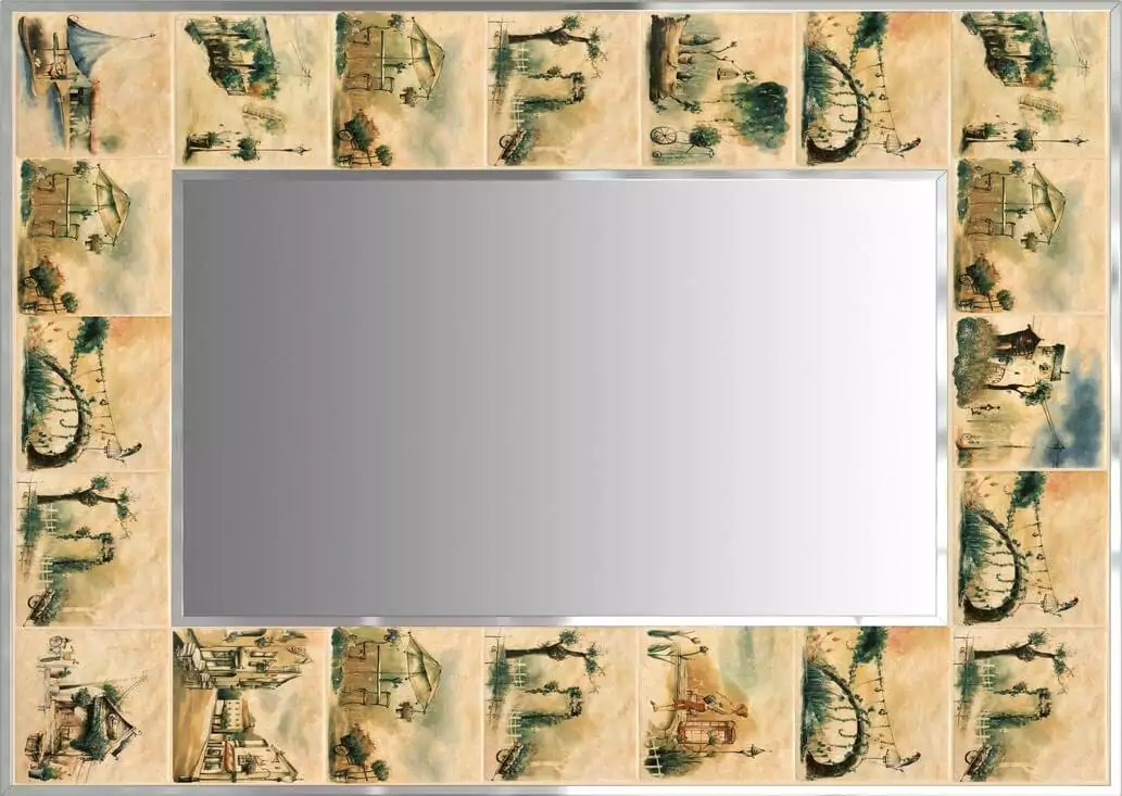 Velika Mediterranean mirror frame.