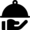 Black restaurant icon.