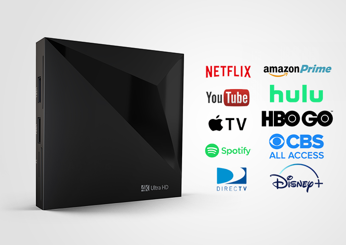 MirrorVue Mirror TV Set-Top Box compatible with Netflix, Youtube, Spotify, and Direct TV