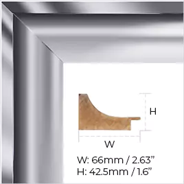 Category C bibala silver frame.