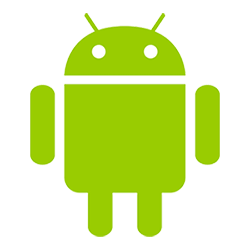 Icono de Android mostrando compatibilidad con Mirror TV, apps, control por voz y servicios de Google en Aguadulce.