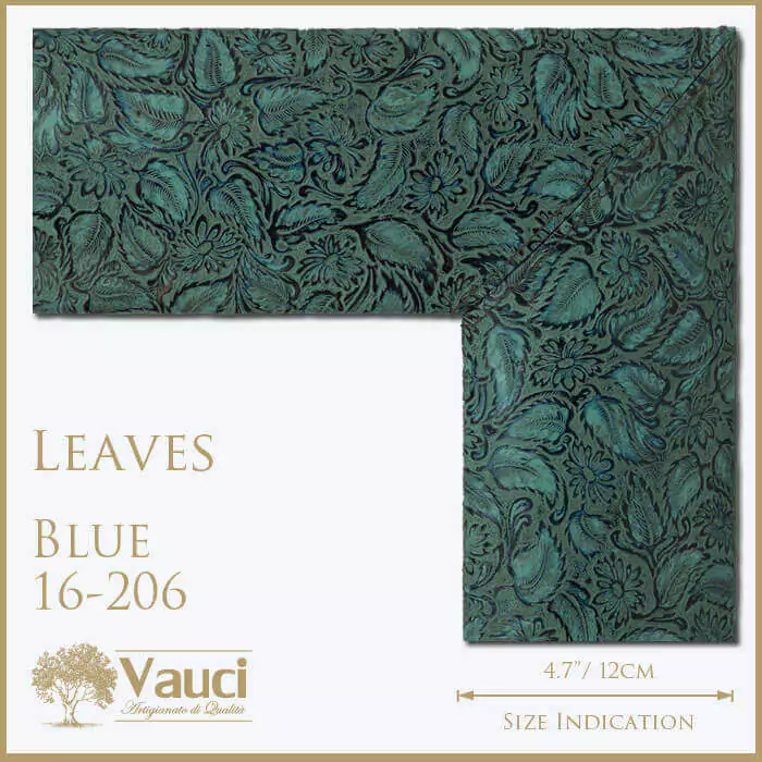 Leaves Blue vauci mirror frame.