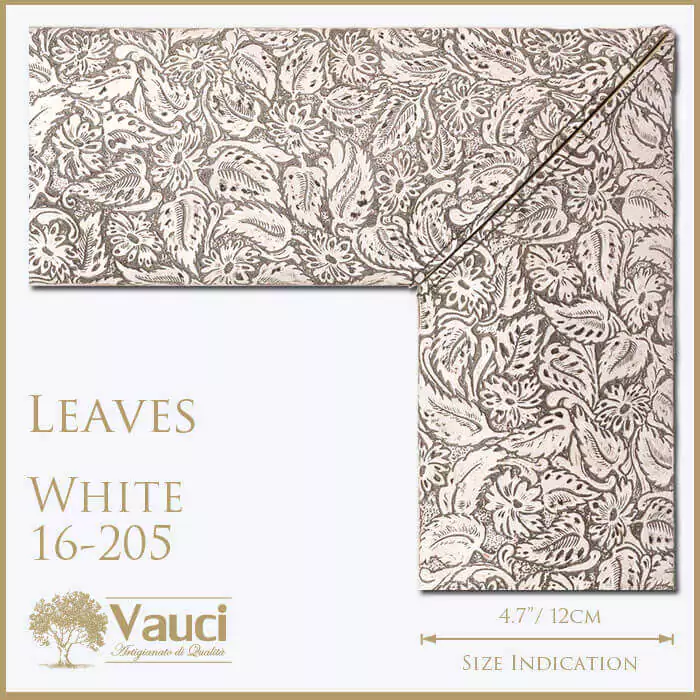 Leaves White vauci mirror frame.