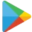 Logo of playstore with a triangle facing right with blue, green, red, and yellow colors inside.