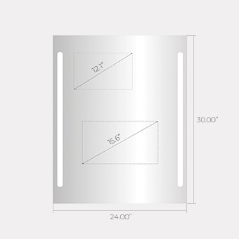 QAIO11041 (30" W x 36" H with 21.5" TV)